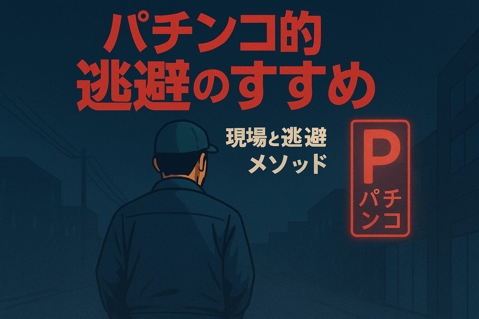 パチンコ的逃避のすすめ|“依存症じゃない逃げ方”で現場を生き延びる